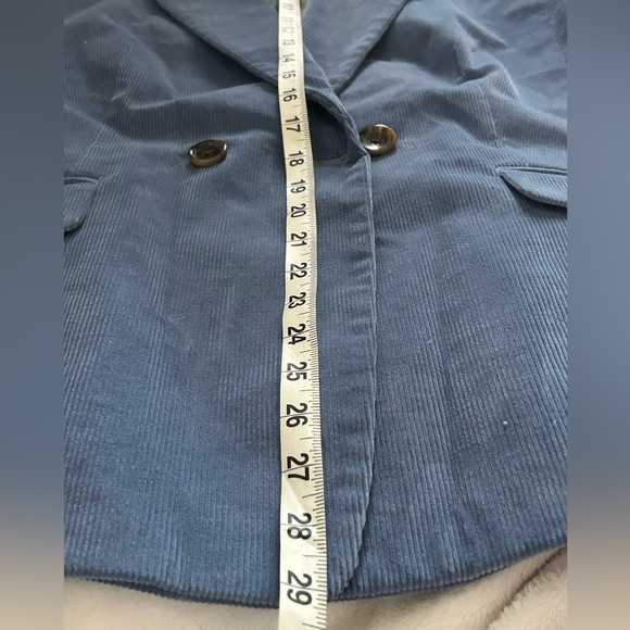 Talbots Double Breasted Corduroy Blazer Fully Lined size 10 NWT - Picture 10 of 13